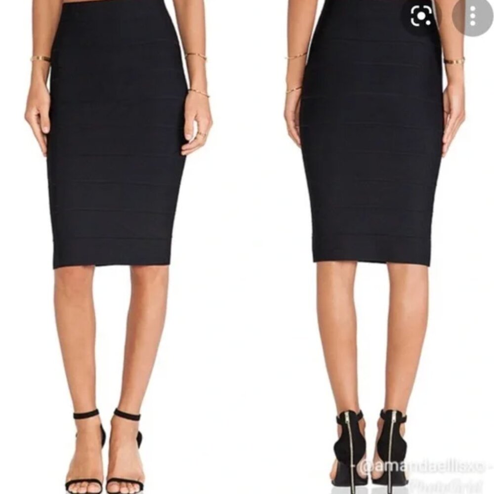 NWOT Iconic BCBG Leger High Waist Bandage Skirt
